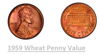 1959 Wheat Penny Value (Rare Errors, “D”, and No Mint Mark) - The ...