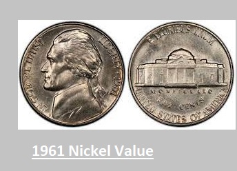 1961 Nickel Value: D”, No Mint Mark, Error, Types, & History - The ...